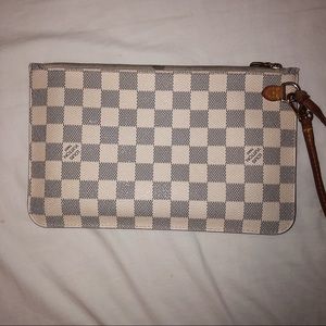 LOUIS VUITTON NEVERFULL GM DAMIER AZUR POUCH